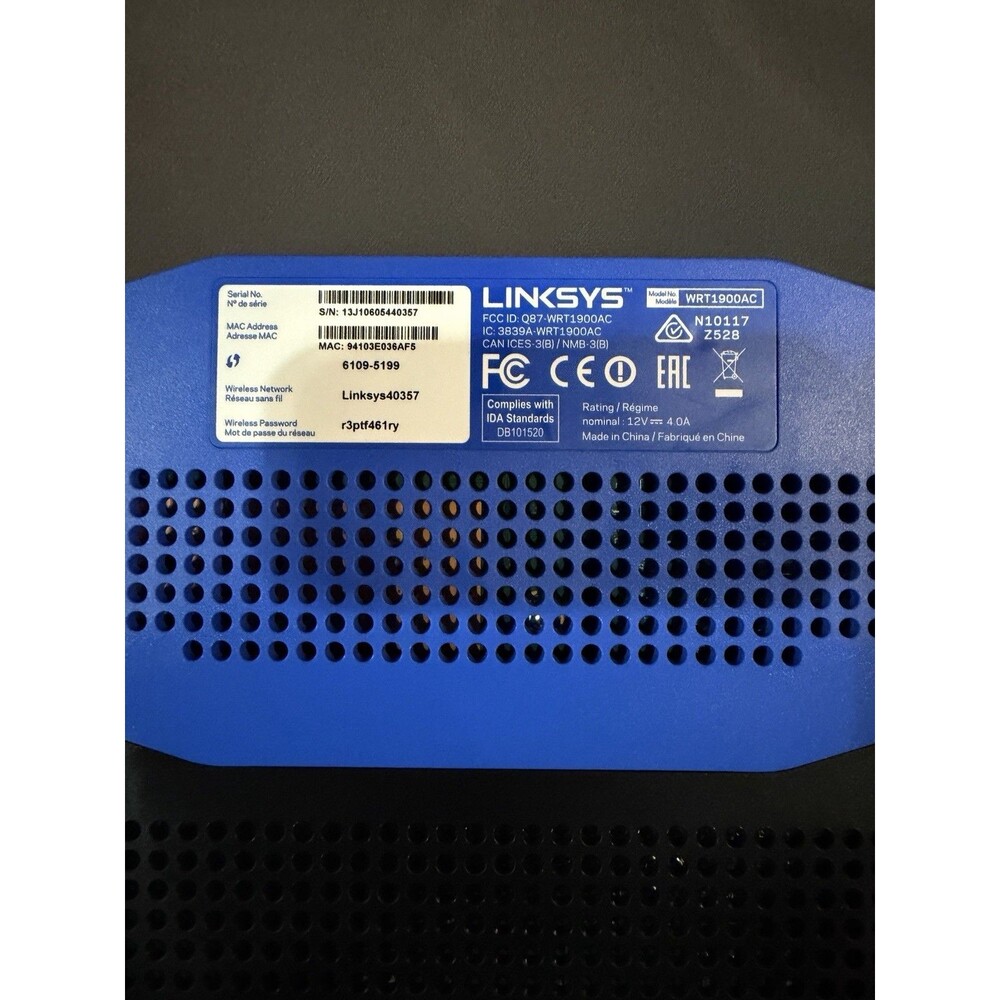 NEW LINKSYS WRT 1900AC Wireless Router - New In Box - Open Box - Picture 3 of 6